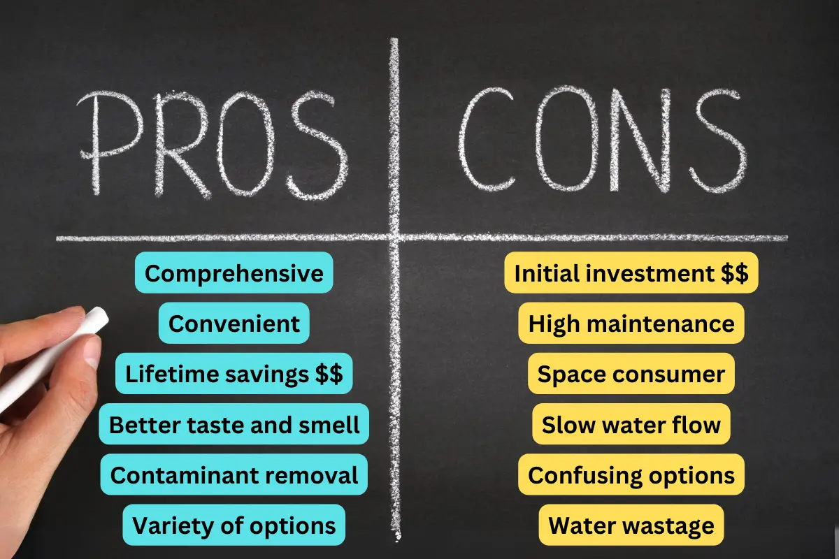 7 Pros and Cons of Using a Water Filter at Home